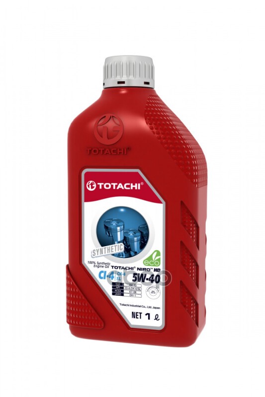 TOTACHI Масло Моторное Totachi Niro Hd Synthetic Api Ci-4/Sl 5W-40 Синтетическое 1 Л 17801
