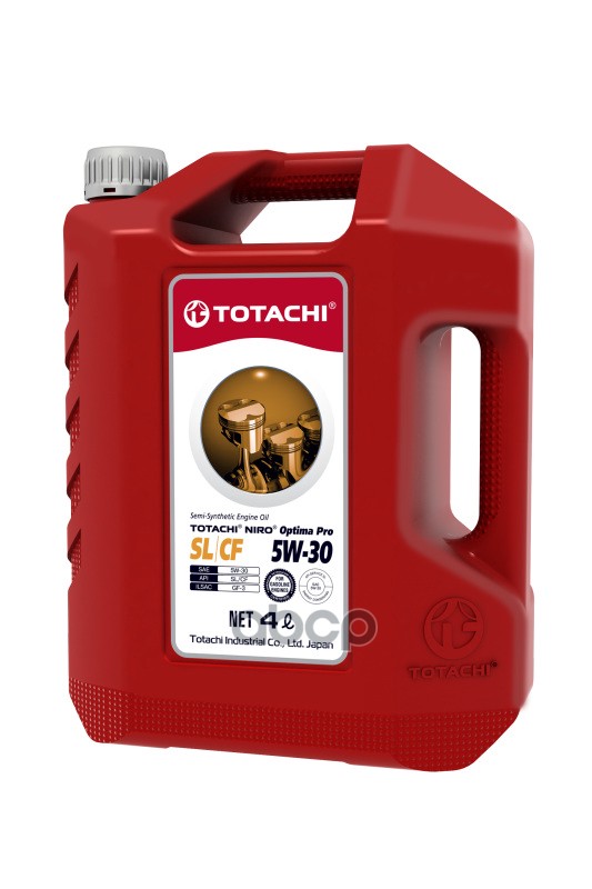 TOTACHI Масло моторное полусинтетическое TOTACHI NIRO Optima PRO Semi-Synthetic 5W-30 4л 1C504