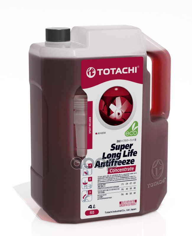 Концентрат Антифриза  Totachi Super Lla   Red      4Л TOTACHI арт. 44405