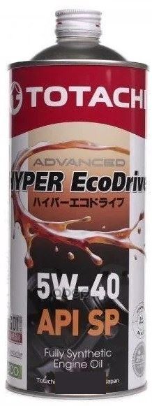 TOTACHI Масло моторное синтетическое Hyper Ecodrive 5W40 SP 1л