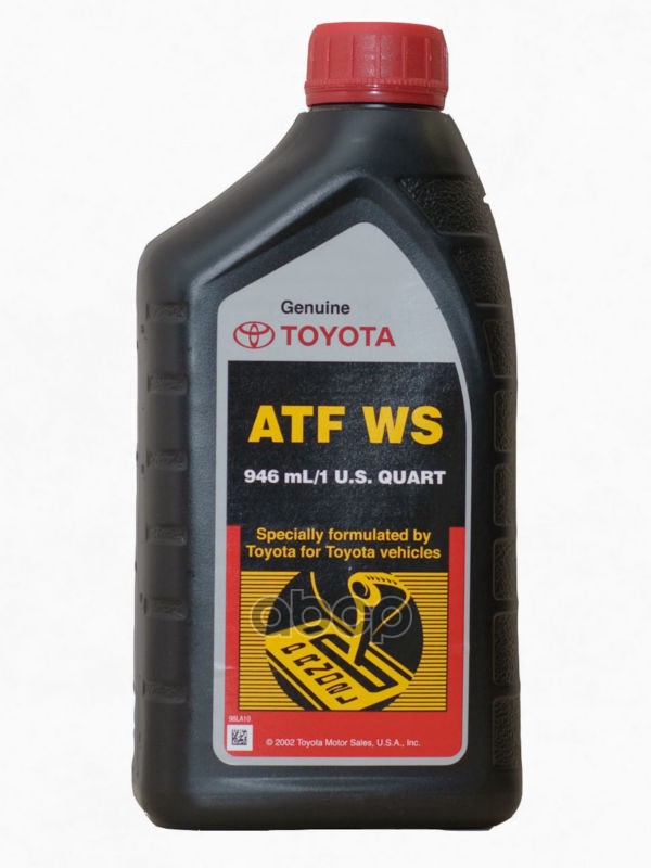 Масло трансмиссионное синтетическое TOYOTA ATF WS 1л 00289-ATFWS TOYOTA арт. 00289-ATFWS