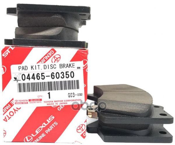 Колодки Тормозные Дисковые | Перед | TOYOTA арт. 0446560350