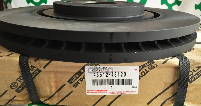Диск тормозной передний RX450 TOYOTA 43512-48120 TOYOTA арт. 43512-48120