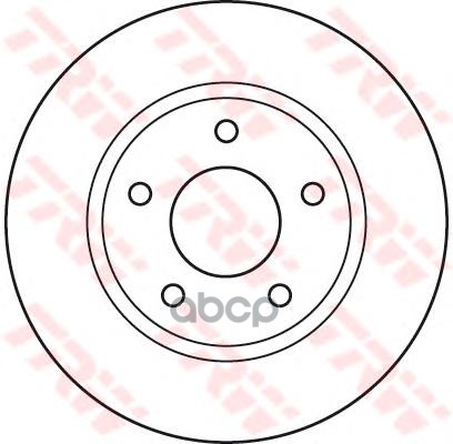 диск торм.пер. Lancer 08-/Dodge Caliber TRW арт. DF4933