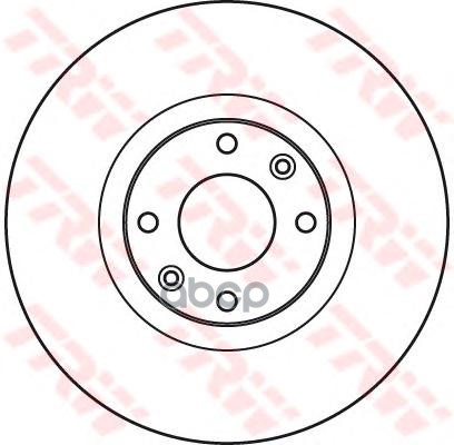 Диск Тормозной Передний  Citroen C4/Peugeot 308/3008 1.6/2.0L+2.0Hdi 04-> TRW арт. DF4962S