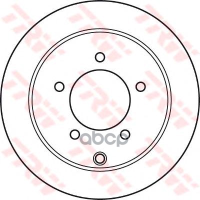 Диск торм задн TRW арт. df4973