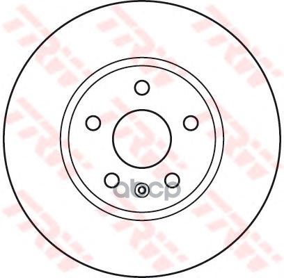 Диск тормозной передний OPEL INSIGINIA 17" (321мм) DF4996S TRW арт. DF4996S