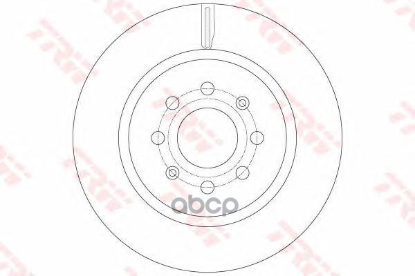 Диск тормозной передний SUZUKI Swift IV 2010> Vent D=272mm TRW DF6135 TRW арт. DF6135
