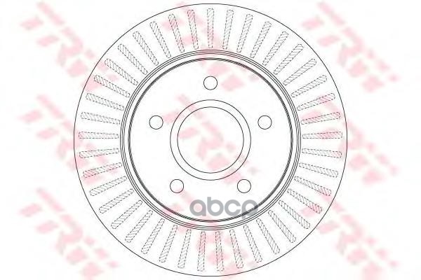 Диск тормозной передний TRW DF6253S TRW арт. DF6253S