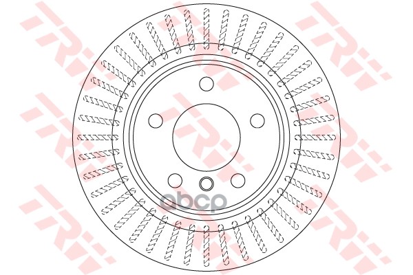 Диск тормозной задний BMW E81/E82/E87/E88 /Vent D=300mm TRW DF6313 TRW арт. DF6313