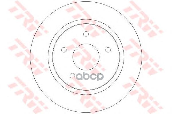 Диск тормозной задний TRW DF6325 TRW арт. DF6325