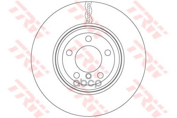 Диск тормозной передний NISSAN JUKE DF6471 TRW арт. DF6471