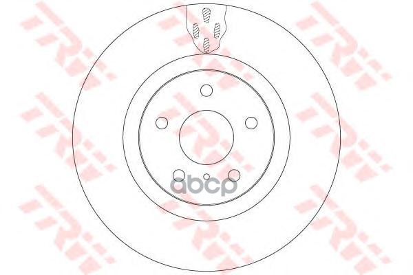 Диск Тормозной Передний Nissan Z350 /Vent.d=324Mm Trw Df6480 TRW арт. DF6480