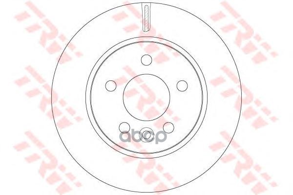 Диск тормозной передний VW AMAROK DF6482 TRW арт. DF6482