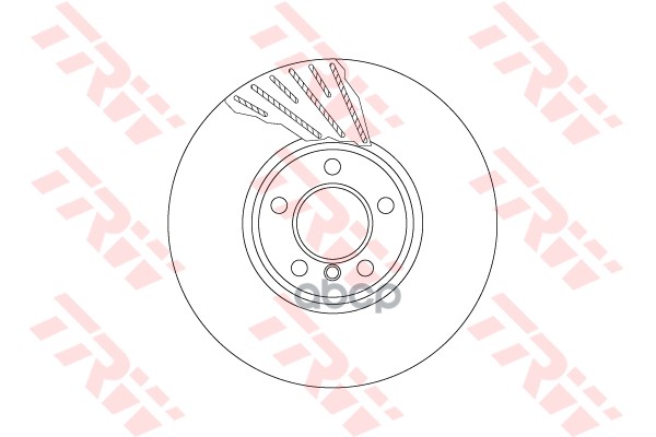 Диск Тормозной Передн Правый Bmw F10, F01 Df6612s TRW арт. DF6612S