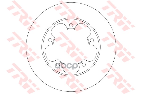 Диск тормозной задний FORD TRANSIT 8/13- TRW арт. DF6748