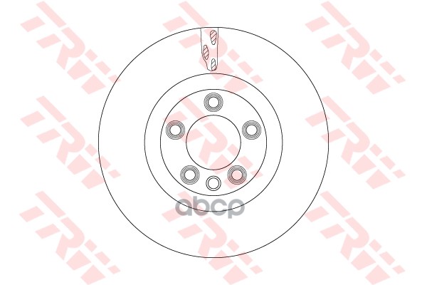 Диск Тормозной Передний Vw Touareg (7L) 6.0 W12 Df6772s TRW арт. DF6772S