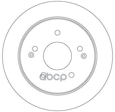 Диск Тормозной Задний Ssang Yong New Action 2010-> /D=262Mm Trw Df6879s TRW арт. DF6879S