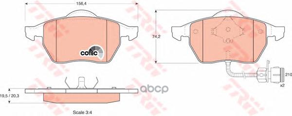 Колодки Тормозные Дисковые Передн Audi: 100 90-90, 100 90-94, 100 Avant 90-90, 100 Avant 90-94, A6 94-97, A6 97-05, A6 Avant ...