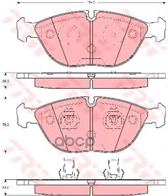 Колодки Тормозные Дисковые Audi: A4 Avant 00-01, Tt 06-, Tt 03-, Tt Roadster 03-,  Bmw: 7 94-01, Z8 00-03,  Chrysler: Crossfi...