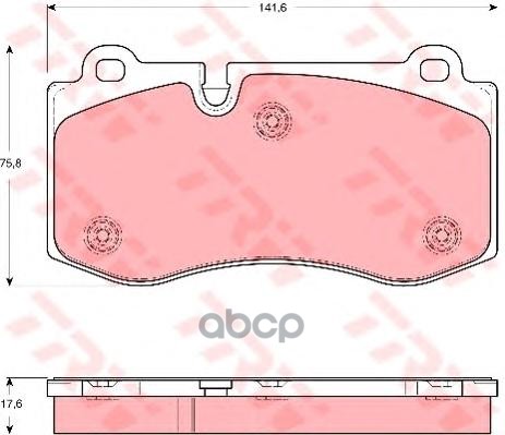 Колодки передние MB W211 W221 05-> TRW GDB1667 TRW арт. GDB1667