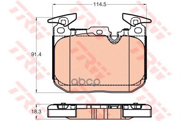 Колодки передние BMW 3 F30 GDB2031 TRW арт. GDB2031