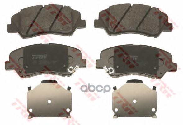 Колодки передние HYUNDAI SOLARIS, KIA RIO III GDB3548 TRW арт. GDB3548