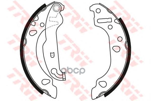 Колодки Тормозные Барабанные   | Зад | TRW арт. GS8453