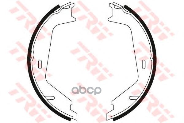 Колодки барабанные VOLVO S60, S80 I-II, V70 I-III, XC70 I-II, XC90 GS8674 TRW арт. GS8674