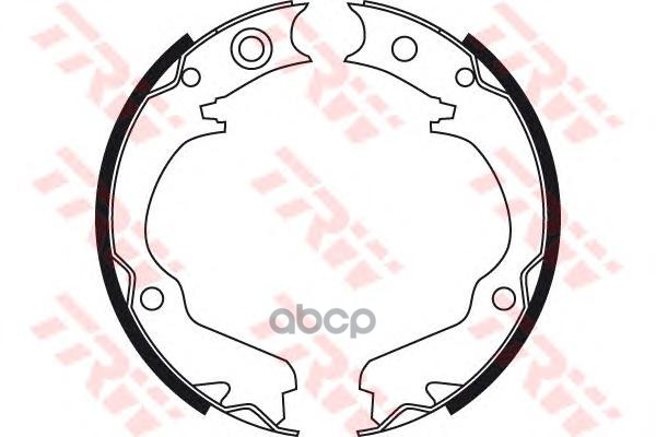 Комплект тормозных колодок, барабанный тормоз TRW арт. GS8725