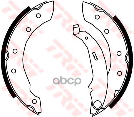 Колодки барабанные RENAULT CITROEN PEUGEOT TRW GS8729 TRW арт. GS8729