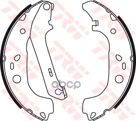 Колодки барабанные FORD Focus 2 2004-> TRW GS8736 TRW арт. GS8736