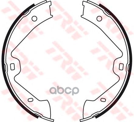 Колодки барабанные PORSCHE CAYENNE, VW TOUAREG (7P) GS8776 TRW арт. GS8776