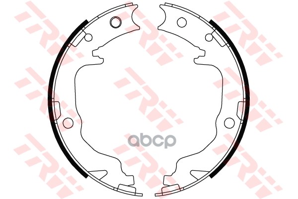 Колодки барабанные MITSUBISHI LANCER 2010-, OUTLANDER II GS8804 TRW арт. GS8804