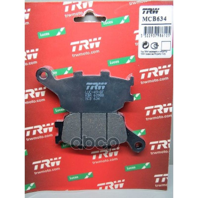 Колодки дисковые MCB634 TRW арт. MCB634