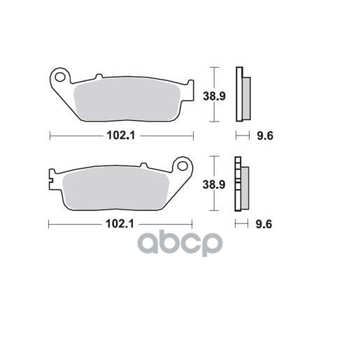 Колодки дисковые MCB677 TRW арт. MCB677