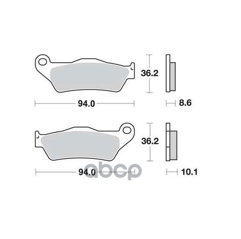Колодки дисковые MCB707SH TRW арт. MCB707SH