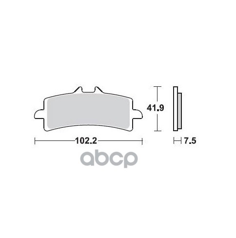 Колодки дисковые MCB792SV TRW арт. MCB792SV