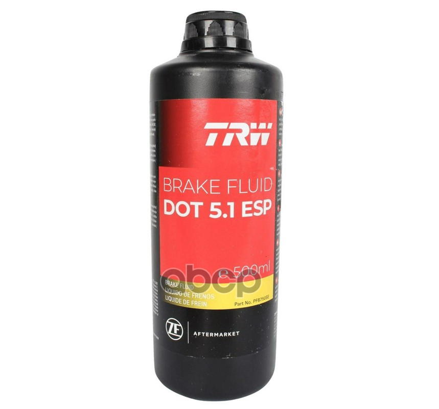 Жидкость Тормозная Trw Brake Fluid Ultra Dot5.1 Esp 0,5 Л Pfb750se TRW арт. PFB750SE