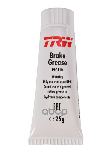 Смазка пластичная для суппортов TRW PFG110 TRW арт. PFG110