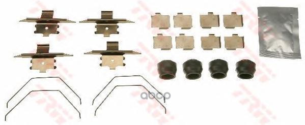 К-т уст диск торм колодок передн TRW арт. pfk628