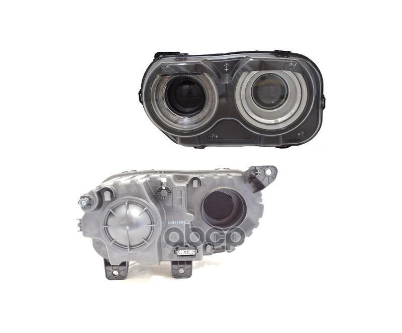 Фара Прав Dodge Challenger, 15 - Usa, Механический, Hir-2, Sae (Usa Type), С Дневным Светом Фар (Led) TYC арт. 20-9629-00-1N