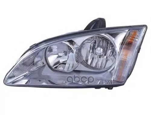 Фара левая FORD FOCUS II  2005-2007   CHROME  MANUAL / ELECTRIC TYC арт. 20-a964-05-2q