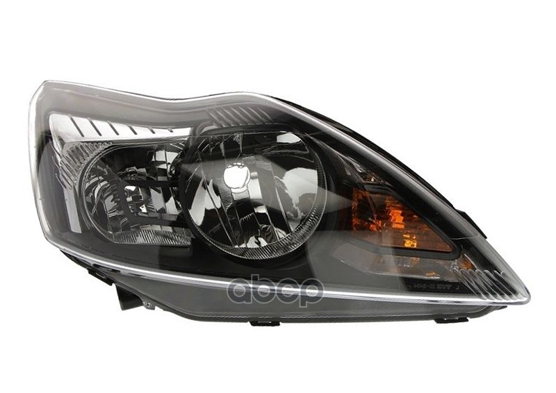 Фара правая FORD FOCUS 2008 BLACK+CHROME  ELECTRIC WMOTOR TYC арт. 20-b483-a5-2b