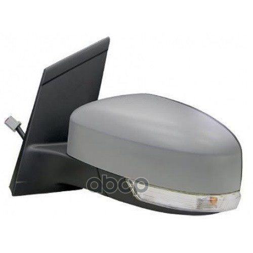 Зеркало правое эл. регулировка с подогревом  с повторителем поворота  грунтованное FORD FOCUS II TYC арт. 388-fdd413tpal