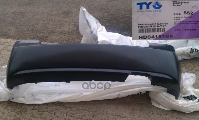 Бампер Задн Матов Черн Honda: Civic Sdn 06-(Euro Type) (Европа) TYG арт. HD04151BA