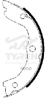 Колодки тормозные барабанные TYREN арт. TYR1410671