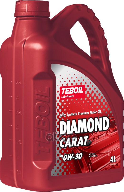 Teboil Масло Моторное Teboil Diamond Carat 0W-30 Синтетическое 4 Л 19009