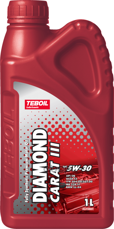 Teboil 5W-30 Diamond Carat Iii 1Л (Синт. Мотор. Масло)