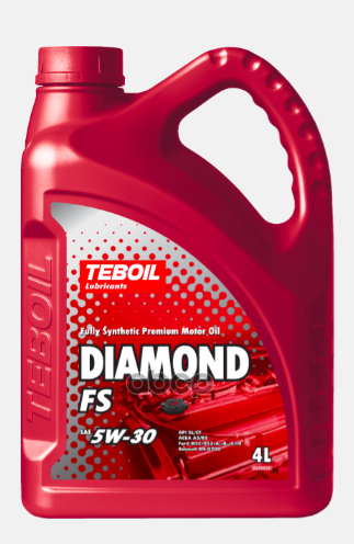 Teboil Масло моторное TEBOIL Diamond FS 5W-30 синтетическое 4 л 3468594